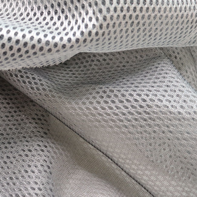 Black Yarn 3D Mesh Fabric 100% Polyester Breathable Mesh Material For Sofa 0