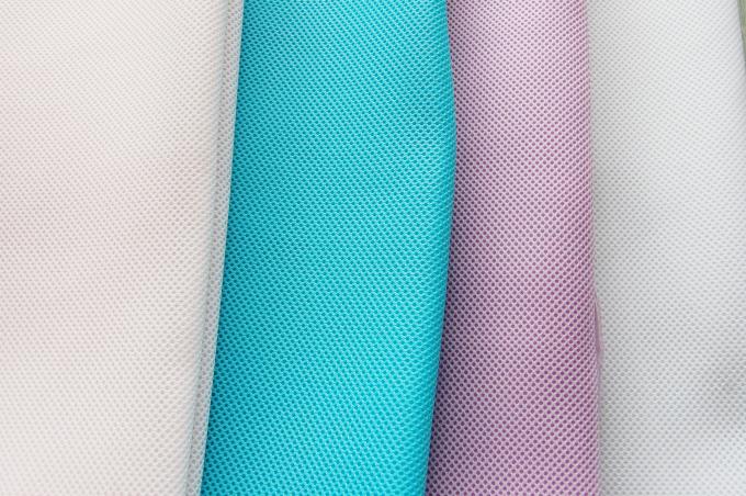 3mm 100 Polyester Mesh Fabric Knitted Breathable Mesh Fabric For Shoes 2