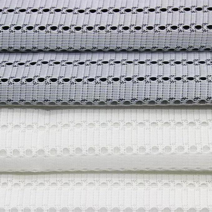 320gsm 75D Spacer Mesh Fabric Lightweight Polyester Mesh Fabric For Sportswear 3