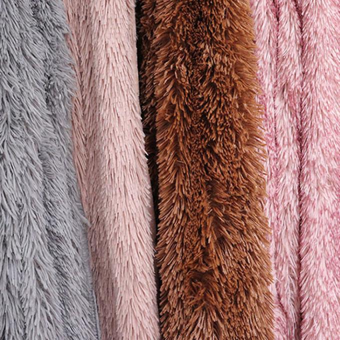 HomeLightweight Faux Fur Throw Blanket High Durability Fluffy Fur Blanket 1