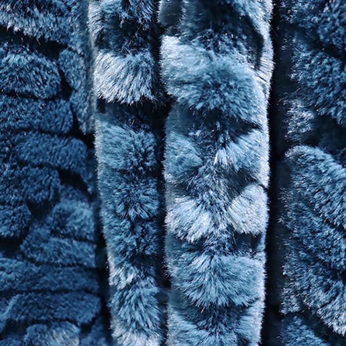 100% Polyester Faux Fur Throw Blanket Knitting Coral Fuzzy Blanket OEM 2