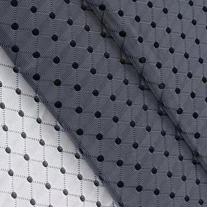 3mm 3d Spacer Fabric 50in To 60in Black Colored Yarn Breathable Mesh Material 3