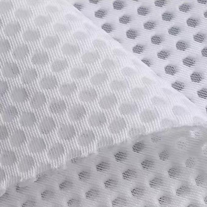Knitted Breathable 3D Mesh Fabric Polyester Air Mesh Fabric High Flexibility For Shoes 1