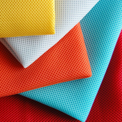 3mm 100 Polyester Mesh Fabric Knitted Breathable Mesh Fabric For Shoes