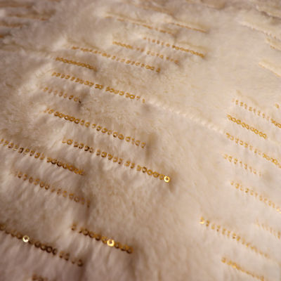 Good price Stylish Faux Fur Throw Blanket Nondisposable Luxury Embroidered Minky Throw Blankets online
