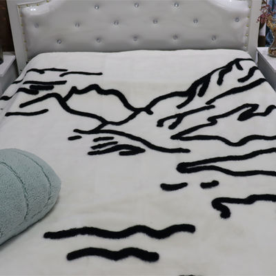 Good price Soft Air Permeable Heavy Warm Faux Fur Throw Blanket online