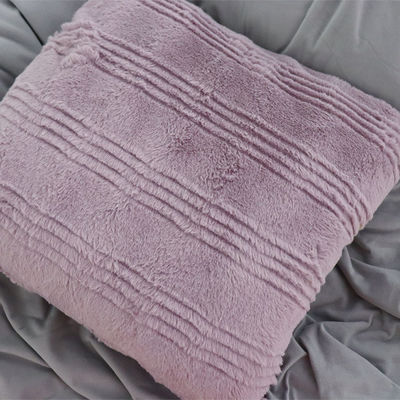 Good price High Colorfastness Warm Blanket Set Faux Fur Plush Minky Blankets online