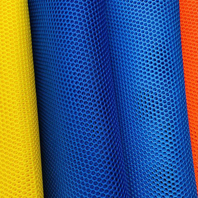 Good price 100 Percent Polyester Spacer Mesh Fabric Lightweight Polyester Mesh Fabric 230gsm online