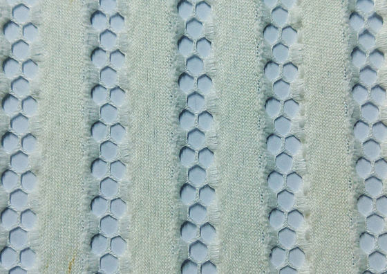 Good price 2mm 290gsm Poly Mesh Fabric Breathable Mesh Material 100% Polytester online