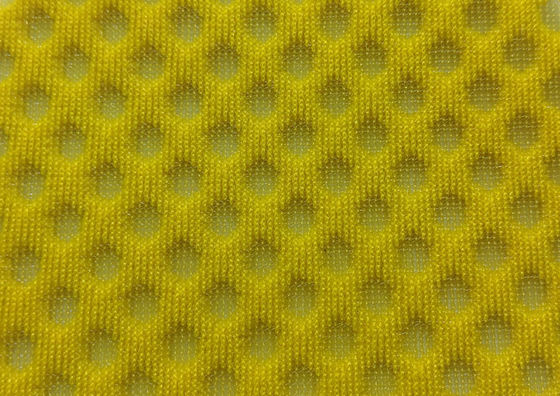 Good price Stretchable Polyester Mesh Fabric Semi Transparent Space Mesh Fabric 240 - 450GSM online