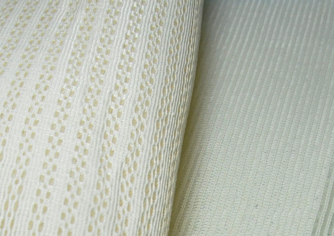 Knitted Grey Polyester Mesh Space Mesh Fabric 3mm For Seat Back 4