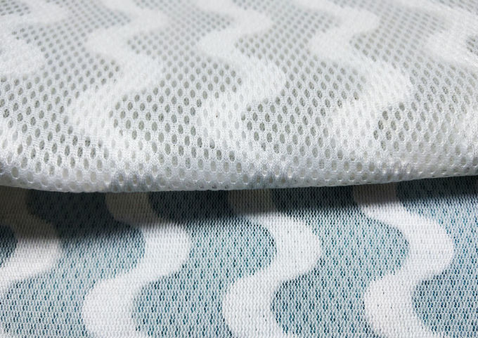 Jacquard Tearproof 3D Mesh Material Recycled Polyester Mesh 3mm 0