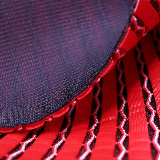 Seat Back 450gsm Air Mesh Fabric 100% Heavy Duty Polyester Mesh Fabric 1