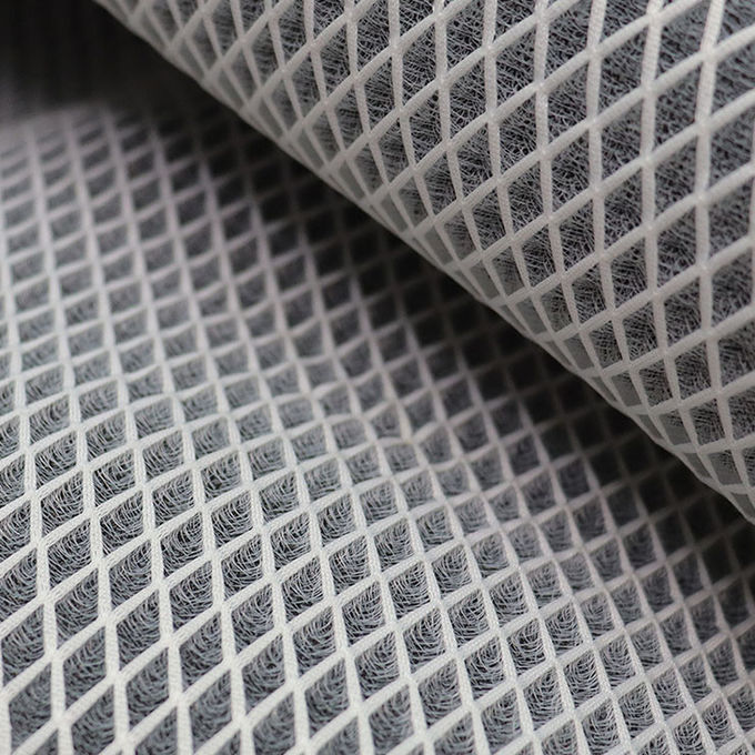 Black 2mm Spacer Mesh Fabric High Breathability Air Filter Mesh Fabric 0