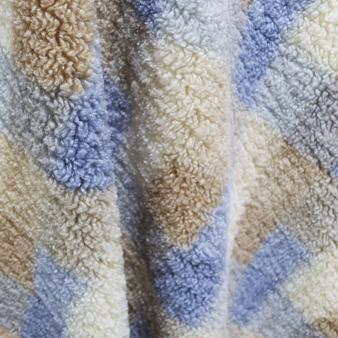 Non Toxic Square Light Coral Throw Blanket Minky Fur Blanket 1