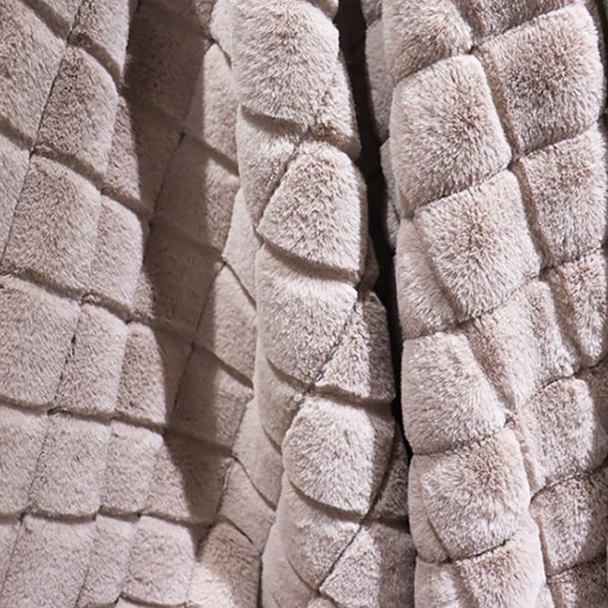 Plain Double Sided Faux Fur Throw Blanket Ghost Blanket Winter Coral Plush Blanket 1