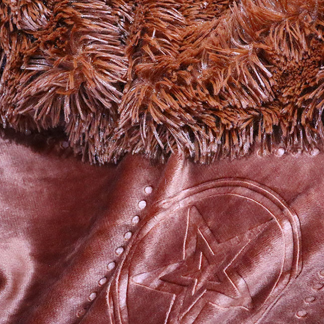 HomeLightweight Faux Fur Throw Blanket High Durability Fluffy Fur Blanket 9