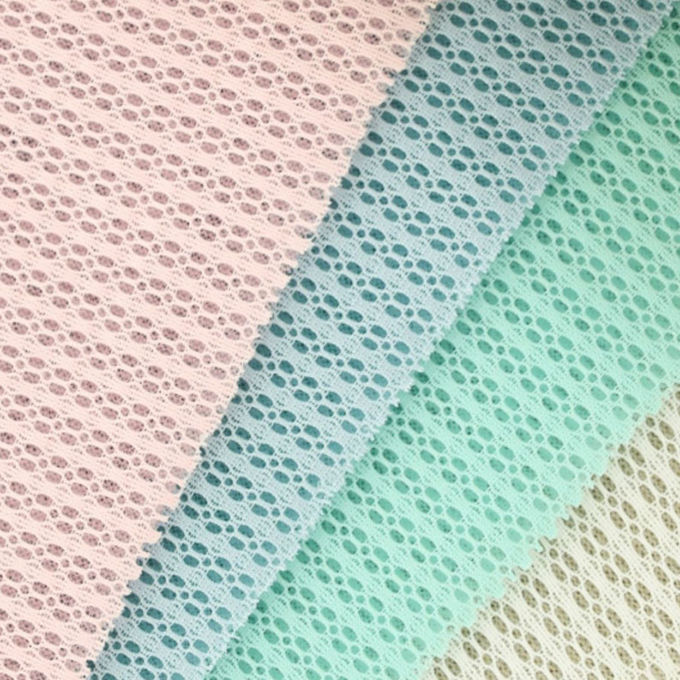 Tencel Polyester 3D Spacer Mesh Polyester Knit Mesh Lower Stretchable 1