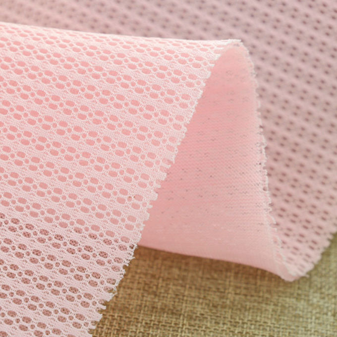 Tencel Polyester 3D Spacer Mesh Polyester Knit Mesh Lower Stretchable 4