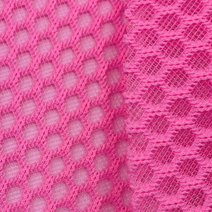 100% Polyester Recycled Polyester Mesh Knitted Airmesh 3D Mesh Material 10