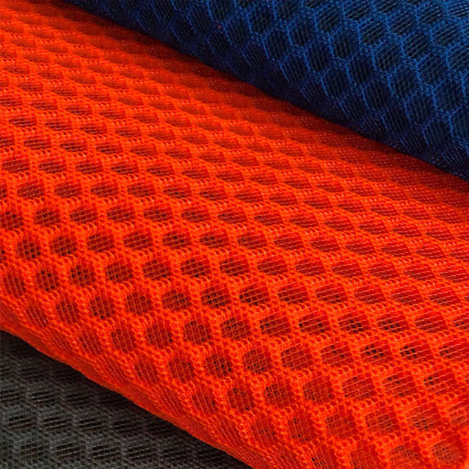 100% Polyester Recycled Polyester Mesh Knitted Airmesh 3D Mesh Material 9