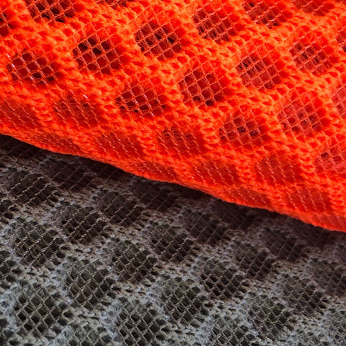 100% Polyester Recycled Polyester Mesh Knitted Airmesh 3D Mesh Material 3