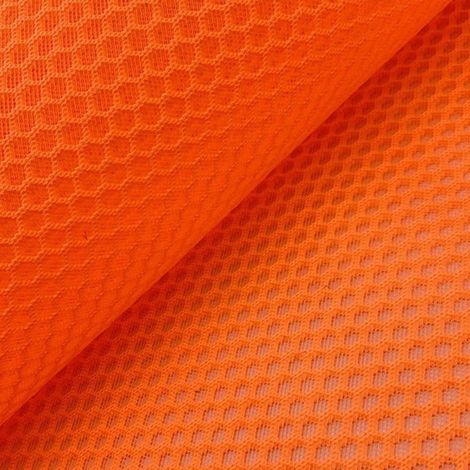100% Polyester Recycled Polyester Mesh Knitted Airmesh 3D Mesh Material 7