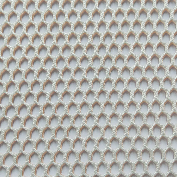 100 Percent Polyester Spacer Mesh Fabric Lightweight Polyester Mesh Fabric 230gsm 0