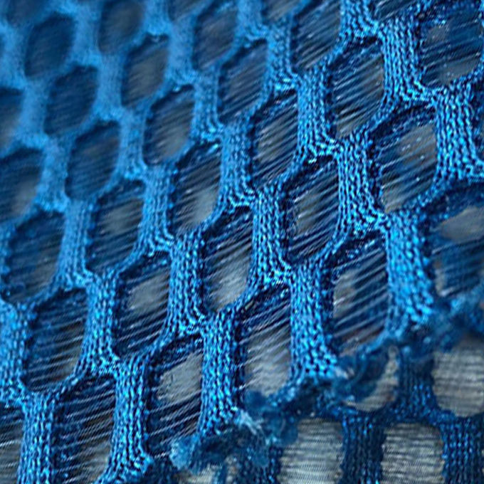 Airmesh Knitted Abrasion Resistant Spacer Mesh Fabric 100% Polyester Double Sided 4