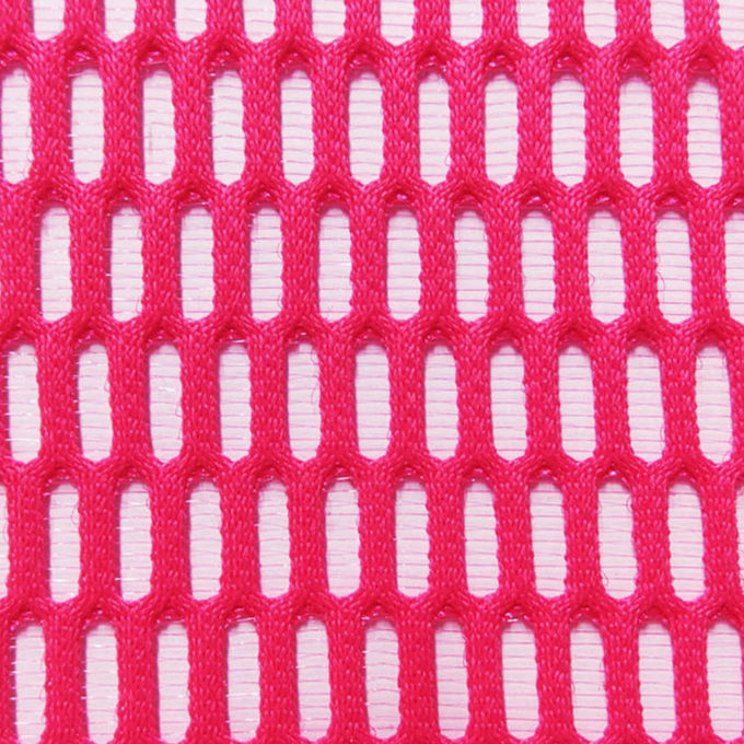 Airmesh Knitted Abrasion Resistant Spacer Mesh Fabric 100% Polyester Double Sided 1