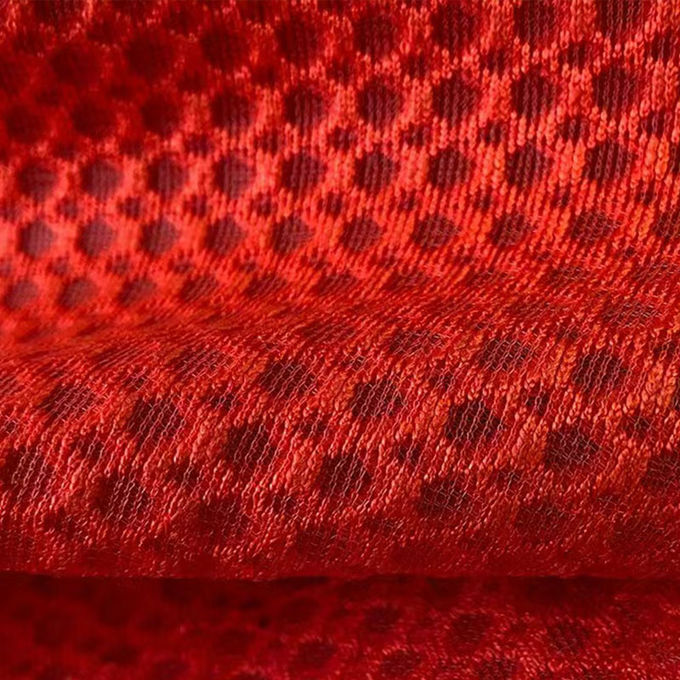 Semi Transparent Polyester Mesh Fabric Mesh Material Fabric 240 - 450GSM 1