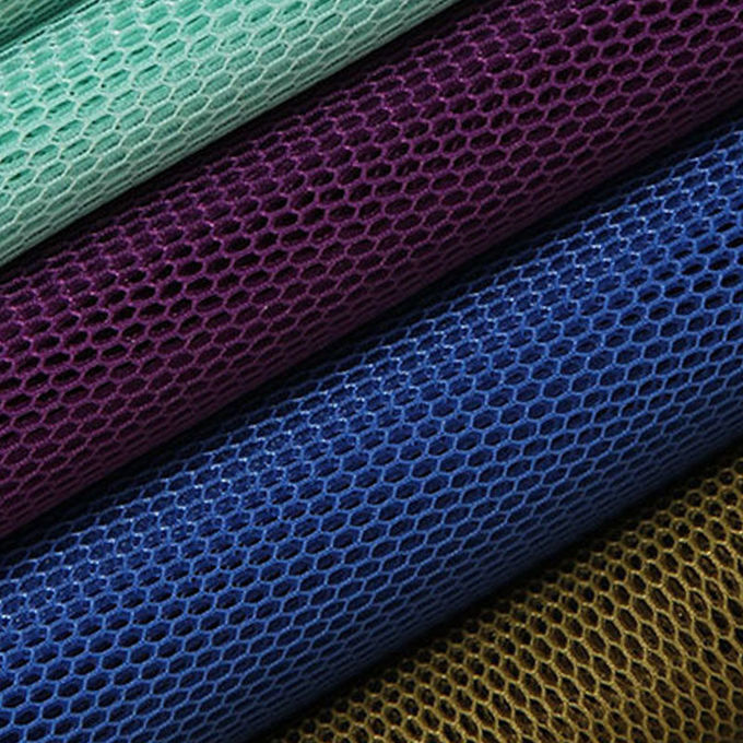 Memory 4mm 3D Mesh Material Polyester Mesh Fabric Highly Breathable 6