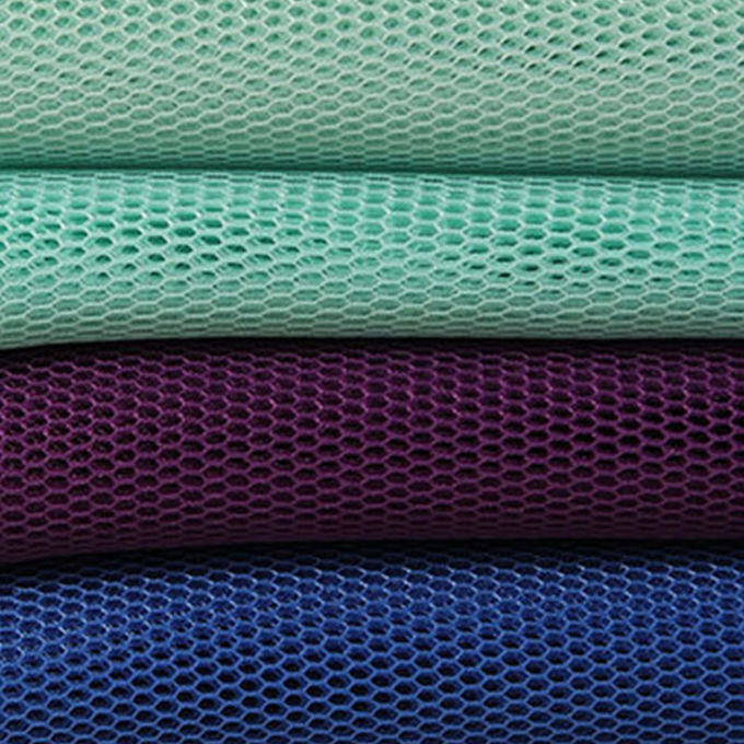 Memory 4mm 3D Mesh Material Polyester Mesh Fabric Highly Breathable 5