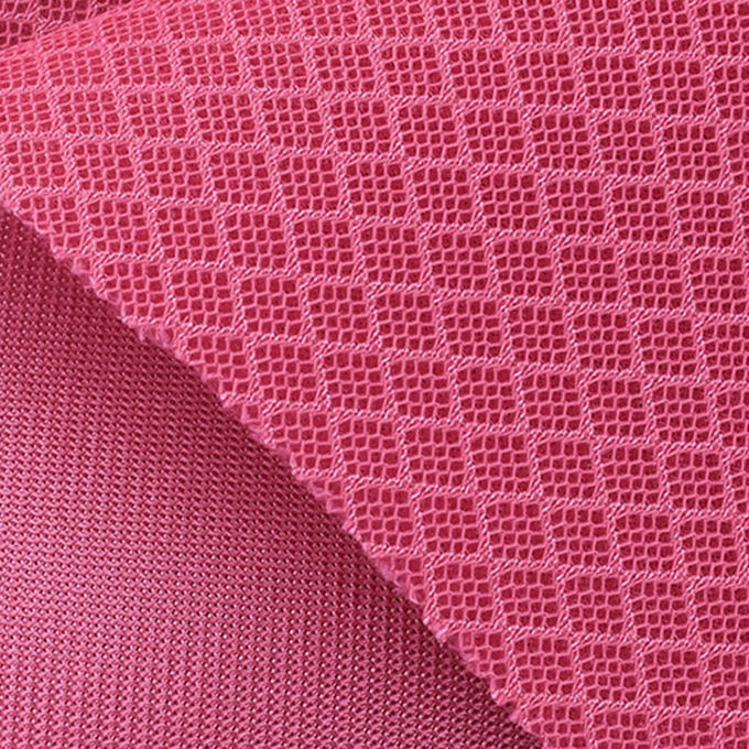 200×200 280gsm 3D Spacer Mesh Polyester Athletic Mesh Fabric For Enhancing Aesthetics 0