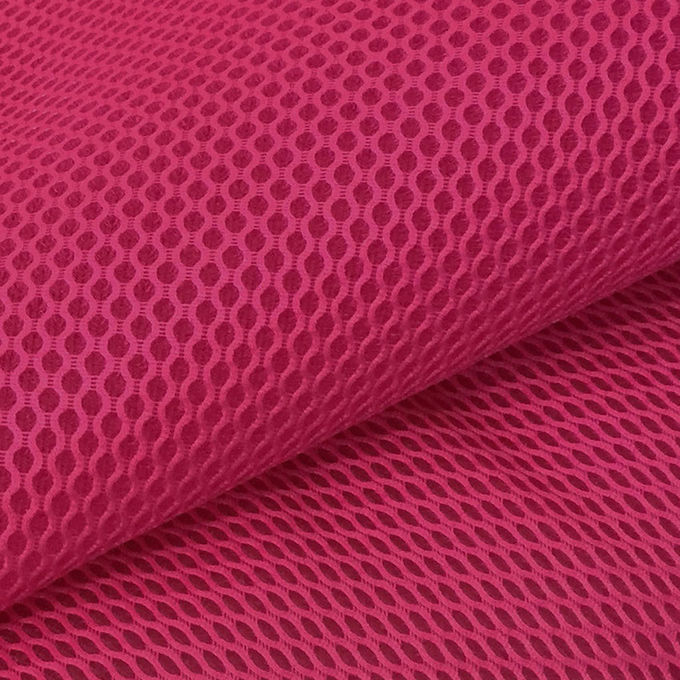 Knitted Breathable Spacer Mesh Fabric 100% Polyester Air Mesh Fabric 3mm 3