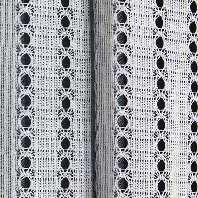 320gsm 75D Spacer Mesh Fabric Lightweight Polyester Mesh Fabric For Sportswear 1