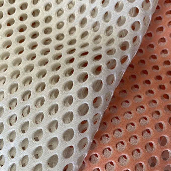 3mm Knitted Air Filter Mesh Fabric 100% Polyester 3d Spacer Mesh Fabric For Bag 3