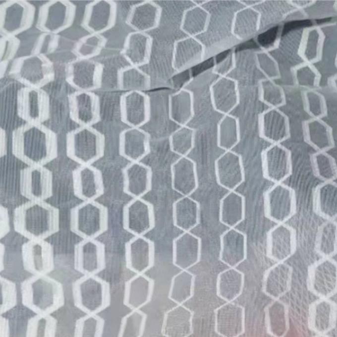Semi Transparent Polyester Athletic Mesh Fabric 3d Polyester Mesh Fabric 2