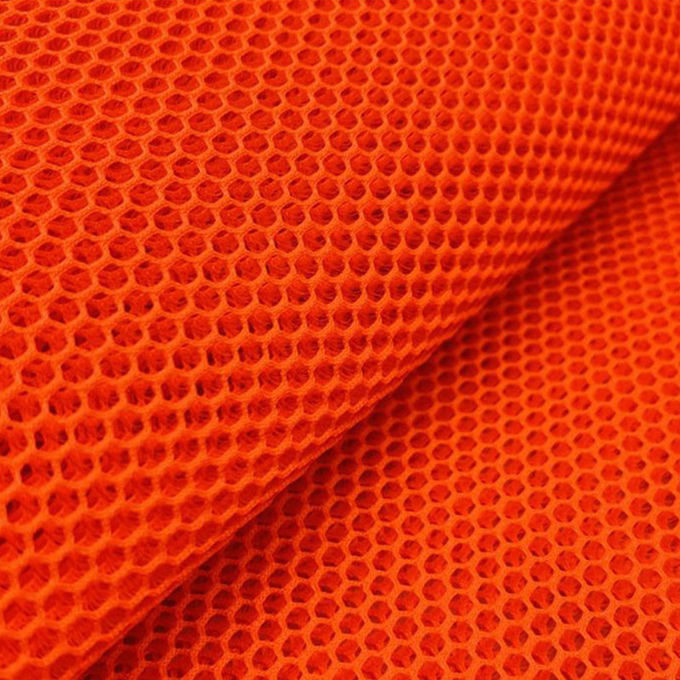 220gsm Water Resistant Air Mesh Fabric Knitted 100 Polyester Mesh For Beding 0