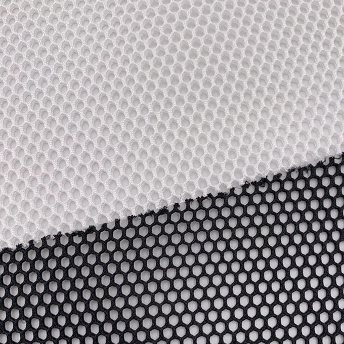 220gsm Water Resistant Air Mesh Fabric Knitted 100 Polyester Mesh For Beding 3