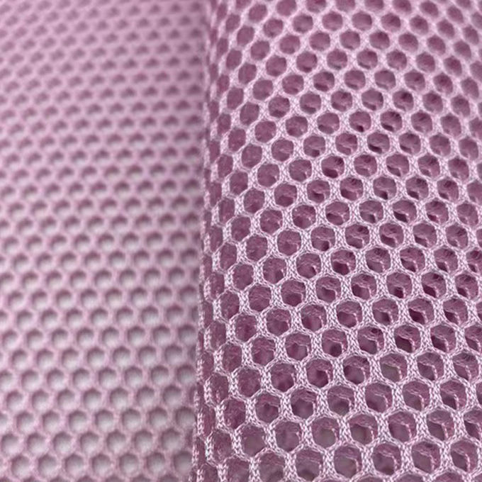 220gsm Water Resistant Air Mesh Fabric Knitted 100 Polyester Mesh For Beding 7