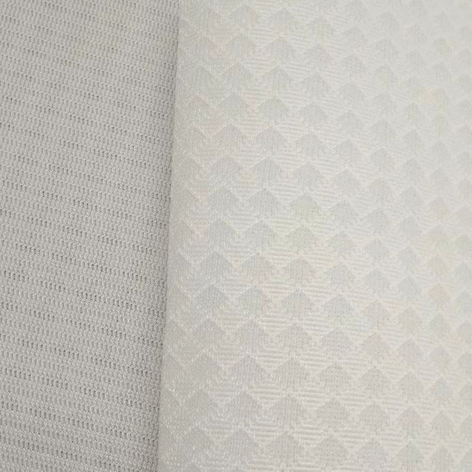 Stretchable Polyester Mesh Fabric Semi Transparent Space Mesh Fabric 240 - 450GSM 2