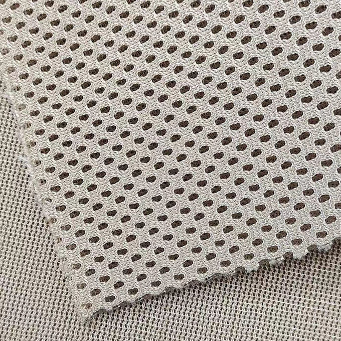 Breathable Knitted 3D Mesh Fabric 3D Space Mesh 100% Polyester 600GSM 1